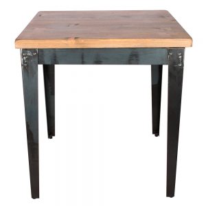mesa cuadrada para bar tapa madera