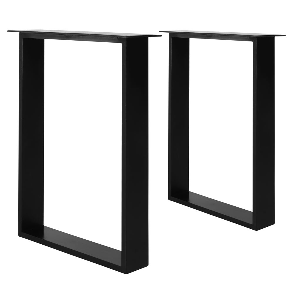 Patas para mesa negro hierro salón 40 x 40 x 73 cm - Muebles
