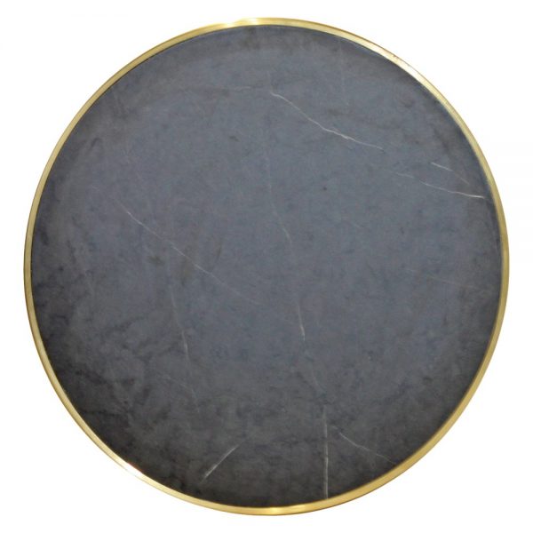 tapa mesa redonda marmol negro