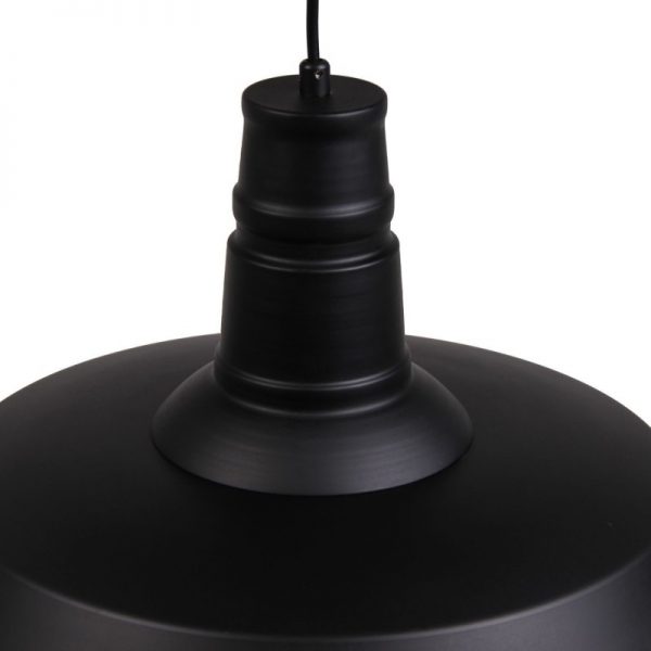 lampara de techo en color negro