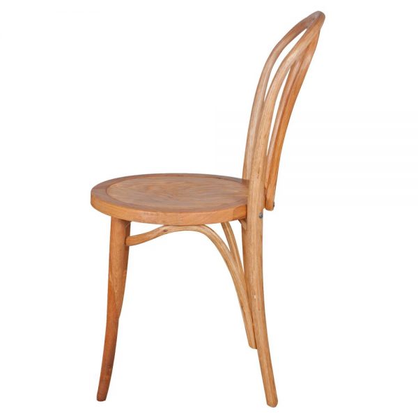 silla madera roble natural