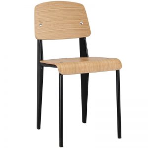 silla estilo nórdico madera y metal