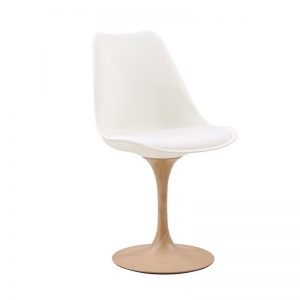 silla diseño nordica blanca madera