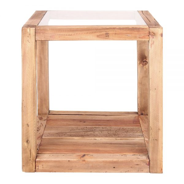 mesa rincón cuadrada madera rústica madera