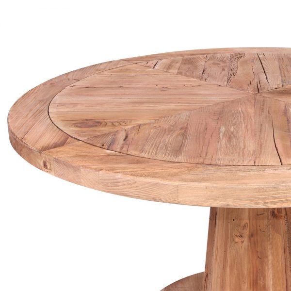 mesa redonda comedor madera pino macizo