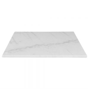 tapa mesa redonda marmol blanco