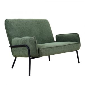 Sofa Tapizado Textil Verde LAREDO
