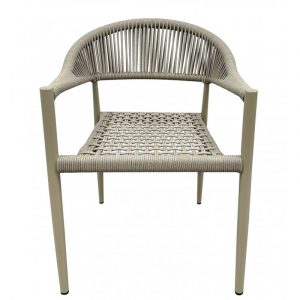 Silla Terraza Aluminio Asiento Cuerdas