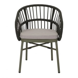 Silla Terraza Exterior Cuerda Verde OLIVA